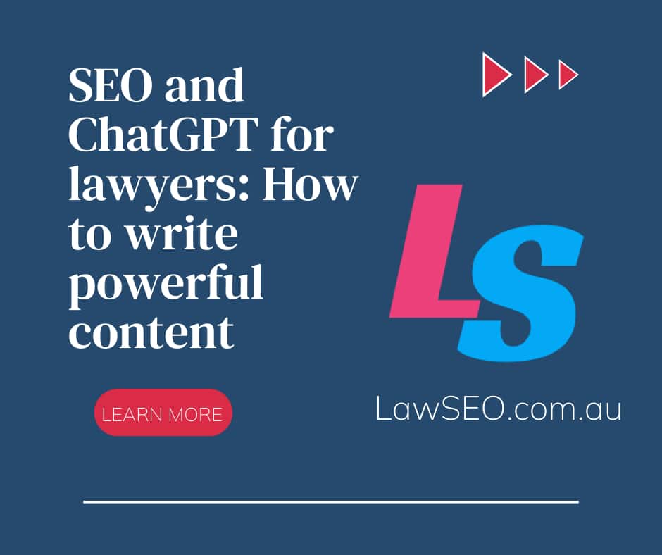 SEO and ChatGPT for lawyers