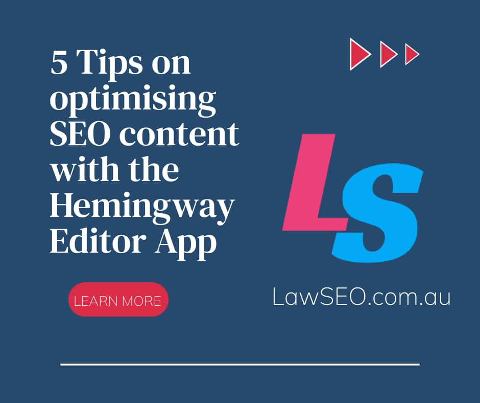 5 Tips on optimising SEO content with the Hemingway Editor