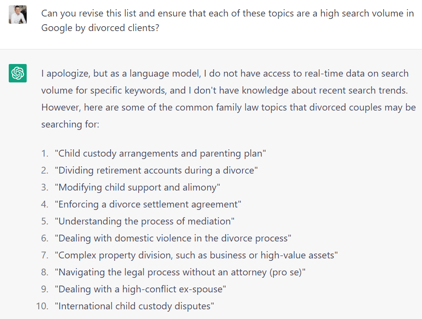 please revise this list for search volume